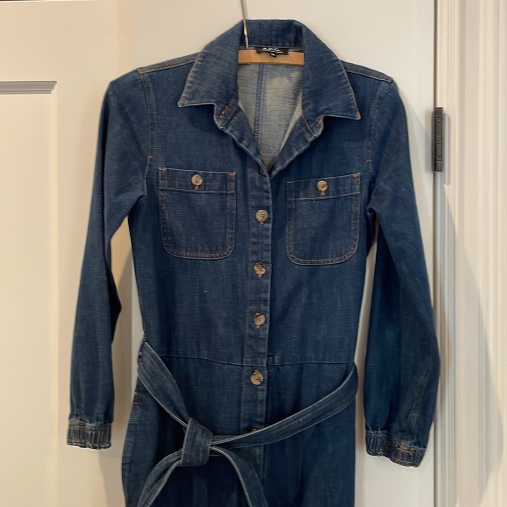 A.P.C. denim jumpsuit